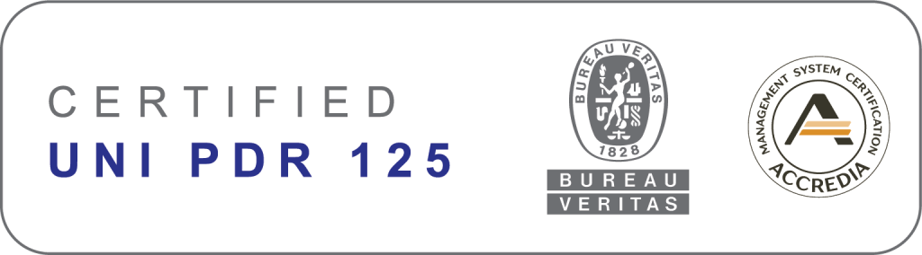 UNI PDR 125:2022 gender equality certification logo Bureau Veritas Accredia