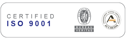 ISO 9001:2015 Bureau Veritas Accredia certification logo
