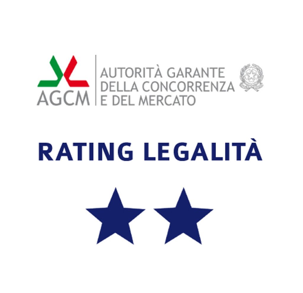 AGCM Legality Rating logo two stars Inmatica